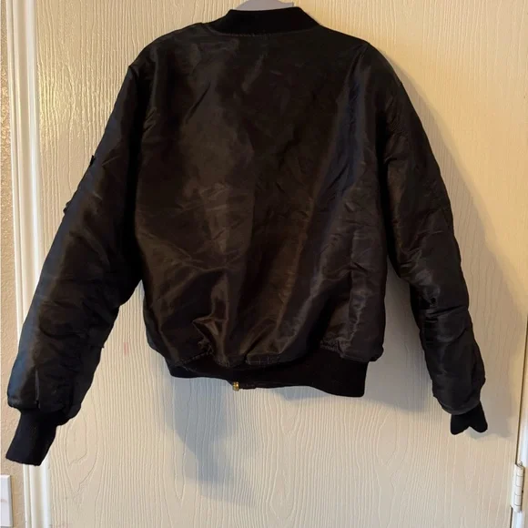 Rothco black bomber flight jacket - Picture 2 of 2